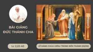 Đức Phanxicô, Bài giảng lễ dâng Chúa Giêsu trong Đền Thánh