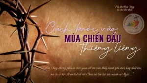 LÁ THƯ MÙA CHAY (1): CÁCH BƯỚC VÀO MÙA CHIẾN ĐẤU THIÊNG LIÊNG