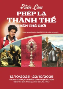 Triển lãm của thánh Carlo Acutis về ‘phép lạ Thánh Thể trên thế giới’ tại Sài Gòn