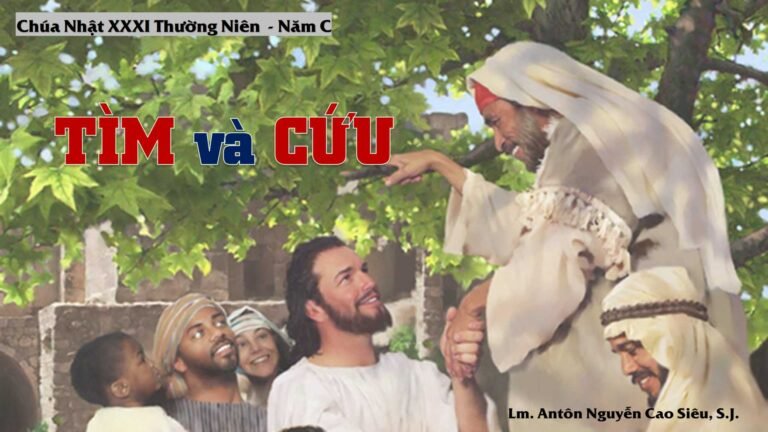 SUY NIỆM PHÚC ÂM CHÚA NHẬT 31 THƯỜNG NIÊN NĂM C (Lc 19,1-10)