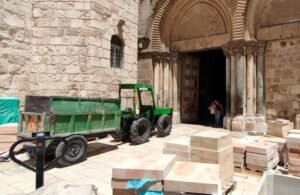 Công trình trùng tu Nhà thờ Mộ Thánh ở Jerusalem bước vào giai đoạn cuối