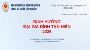 ĐỊNH HƯỚNG ĐẠI GIA ĐÌNH TẬN HIẾN 2026