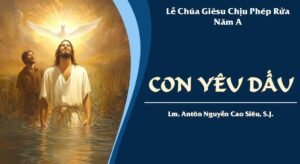 SUY NIỆM PHÚC ÂM CHÚA NHẬT – CHÚA GIÊSU CHỊU PHÉP RỬA NĂM A (Mt 3,13-17)