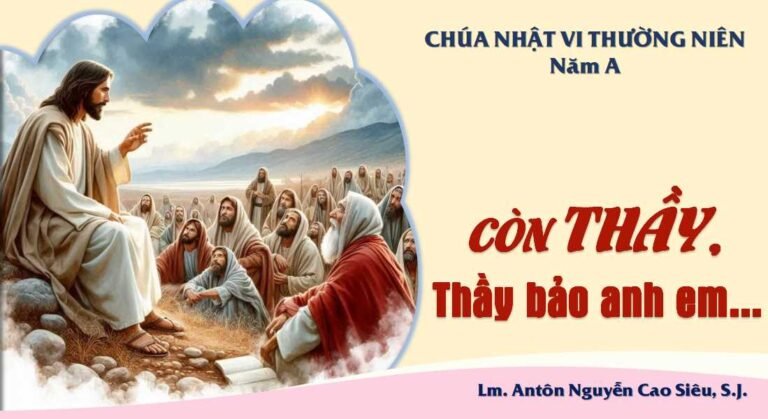 SUY NIỆM PHÚC ÂM CHÚA NHẬT 6 THƯỜNG NIÊN NĂM A (Mt 5,21-37)