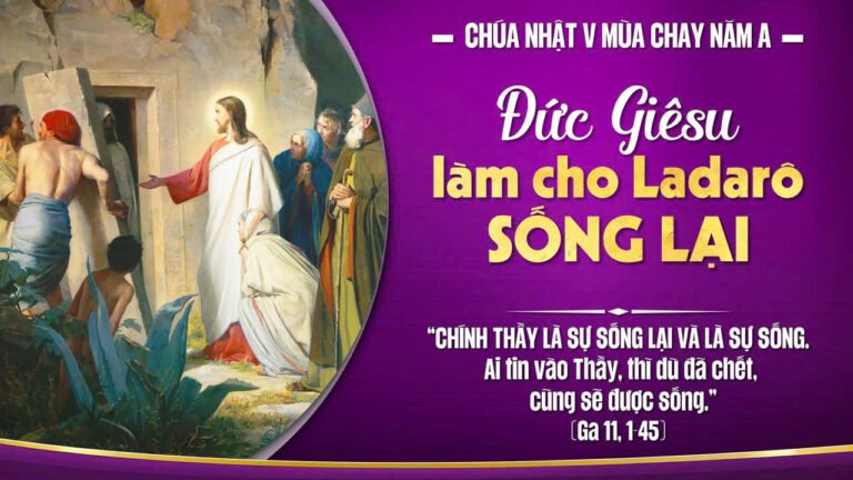 SUY NIỆM LỜI CHÚA CHÚA NHẬT V MÙA CHAY NĂM A