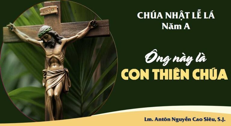 SUY NIỆM PHÚC ÂM CHÚA NHẬT LỄ LÁ NĂM A (Mt 26,14 – 27,66)