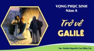 SUY NIỆM PHÚC ÂM VỌNG PHỤC SINH NĂM A (Mt 28,1-10)