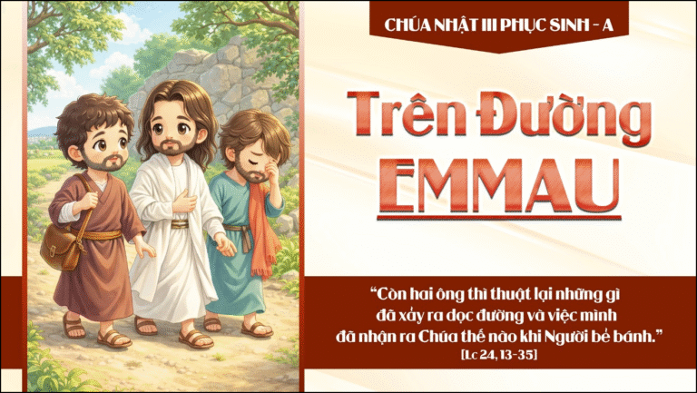 SUY NIỆM LỜI CHÚA – CHÚA NHẬT THỨ III PHỤC SINH NĂM A