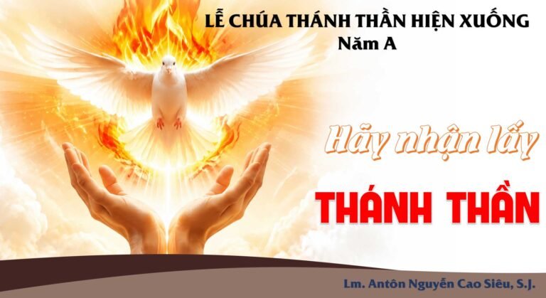 SUY NIỆM PHÚC ÂM CHÚA NHẬT CHÚA THÁNH THẦN HIỆN XUỐNG A – B – C  (Ga 20,19-23)