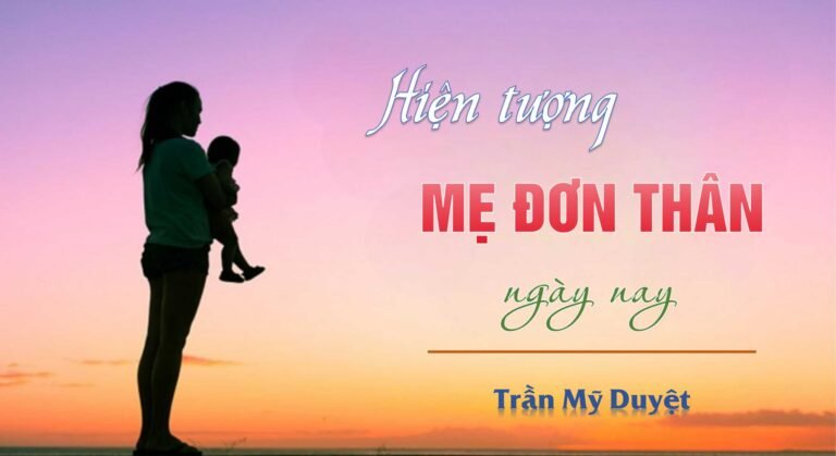 Hiện tượng mẹ đơn thân ngày nay