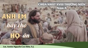SUY NIỆM PHÚC ÂM CHÚA NHẬT 18 THƯỜNG NIÊN NĂM A (Mt 14,13-21)