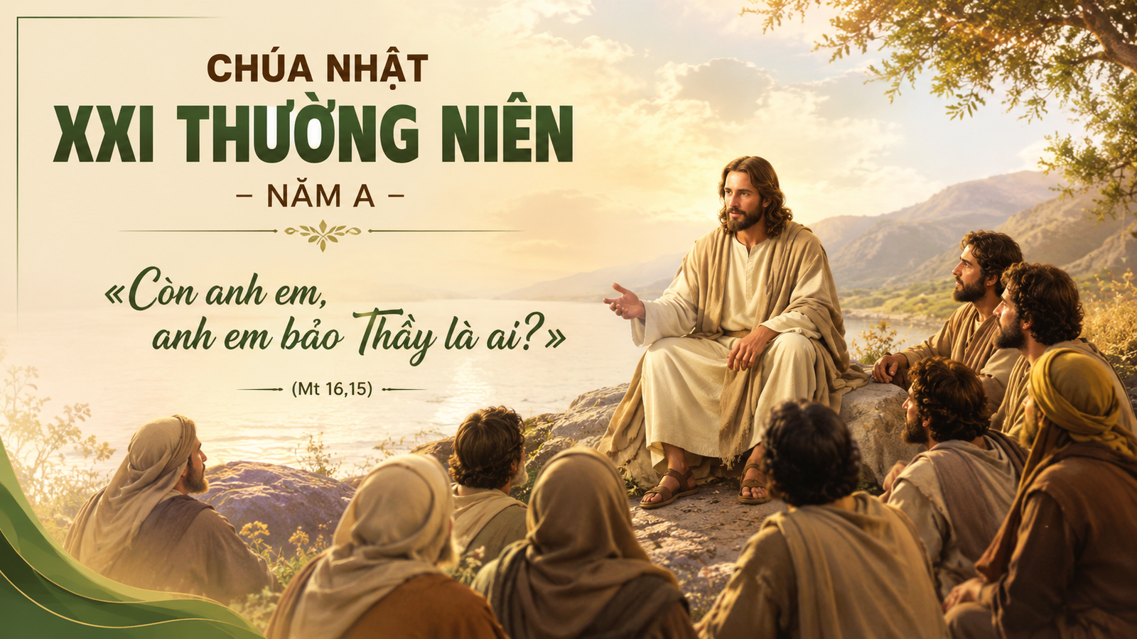 CHÚA NHẬT XXI THƯỜNG NIÊN – NĂM A