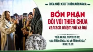 SUY NIỆM CHÚA NHẬT XXIX THƯỜNG NIÊN NĂM A